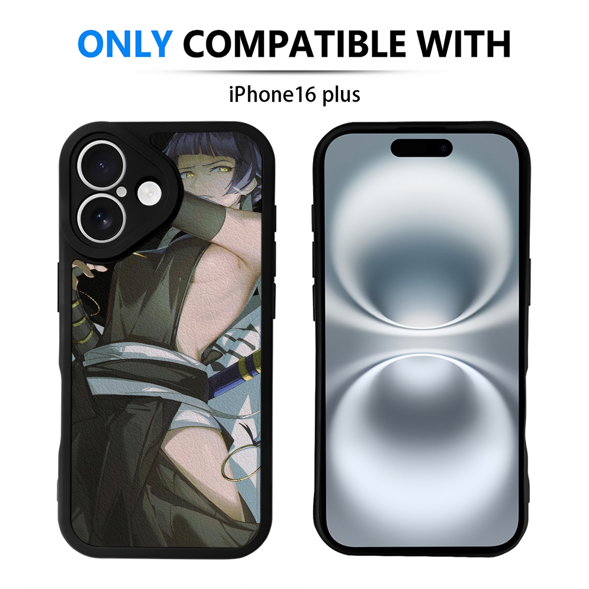 （画像用） ブリーチ BLEACH 【iPhone 16シリーズ対応】シリコンスマホケース（レザー調） 材質：シリコン